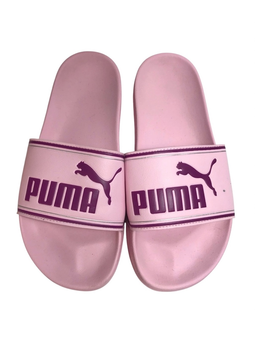 Puma Pink Slides Size 4